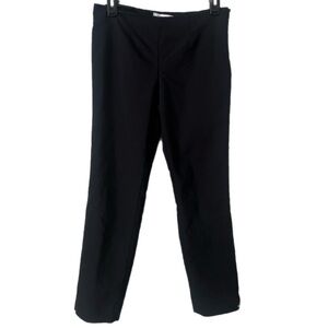 Larry Levine Women’s Navy Blue Sleek Straight-Leg Dress Pants